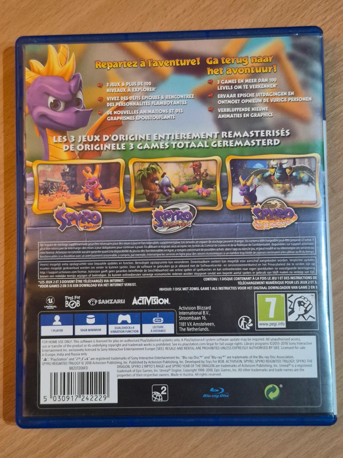 Jeu Spyro Trilogie pour PS4 3