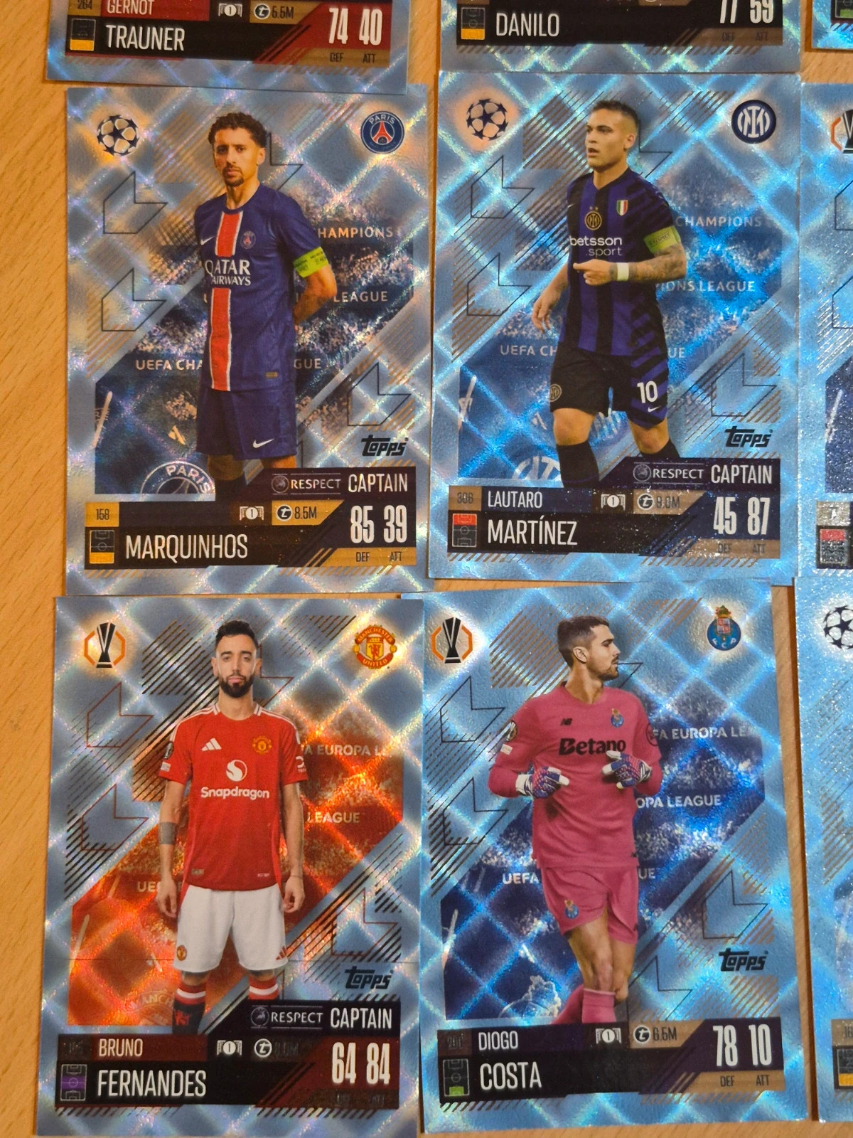 Lot de 20 cartes topps match attax respect captain – Topps 2