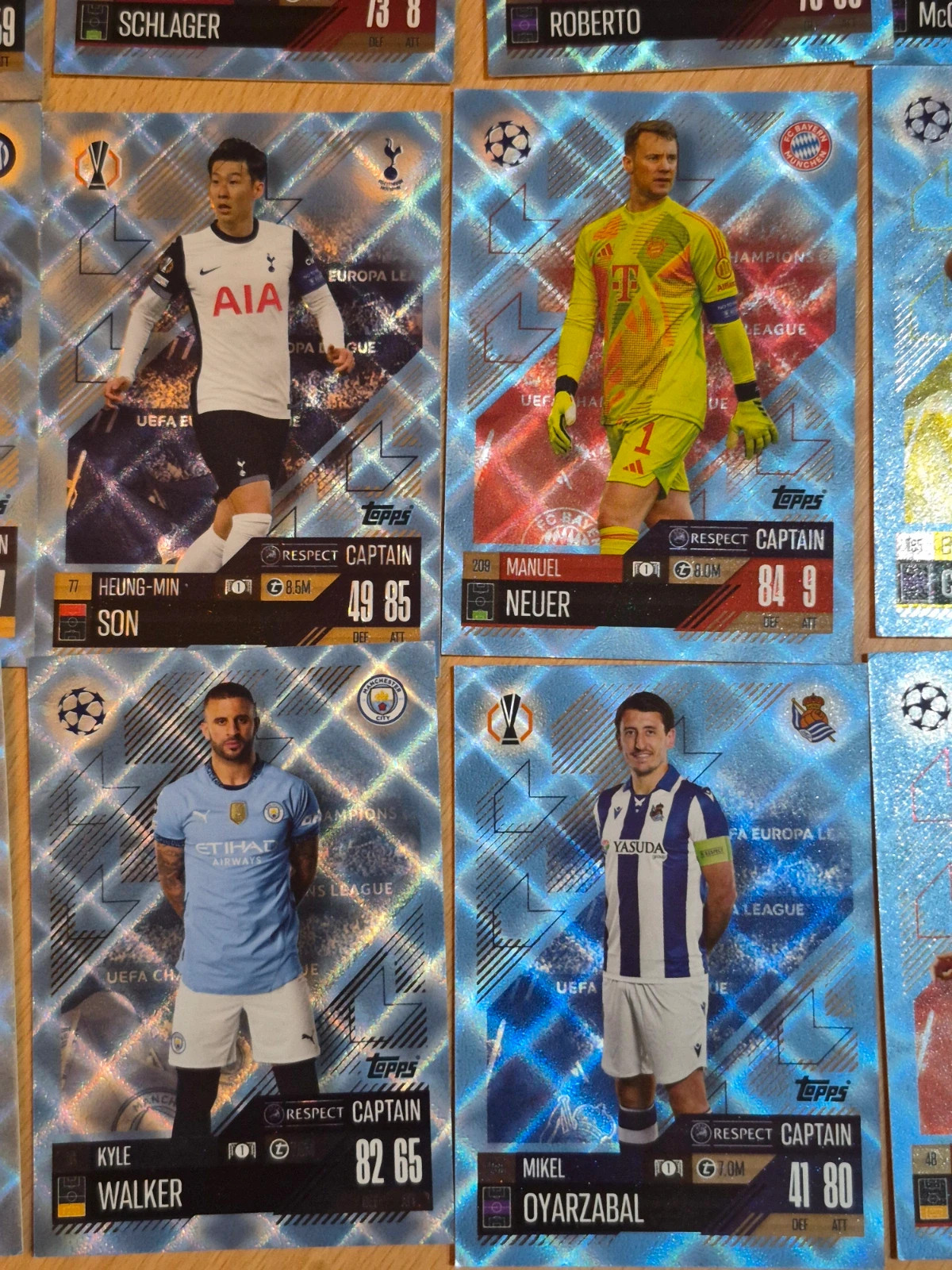 Lot de 20 cartes topps match attax respect captain – Topps 3