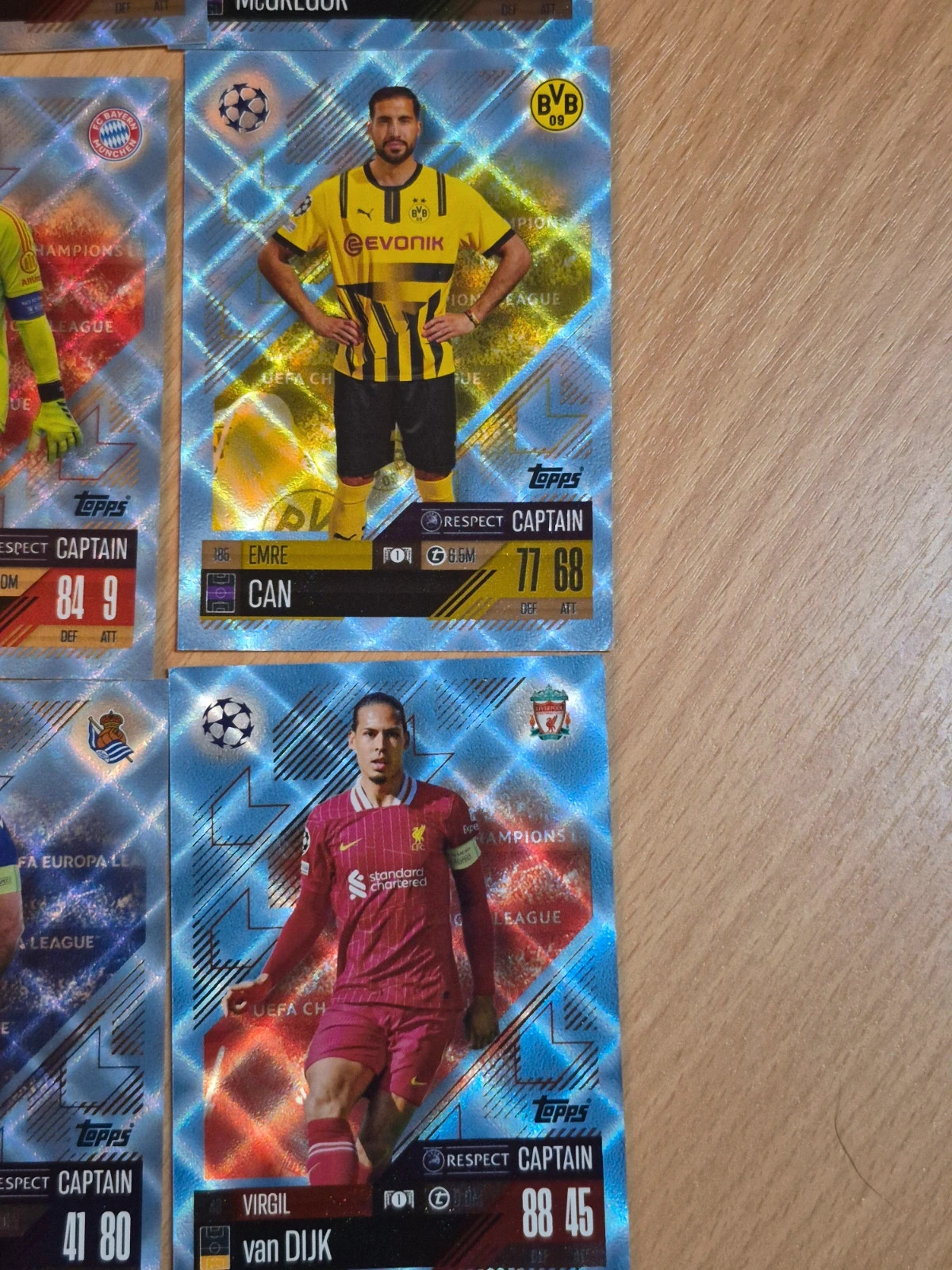 Lot de 20 cartes topps match attax respect captain – Topps 4