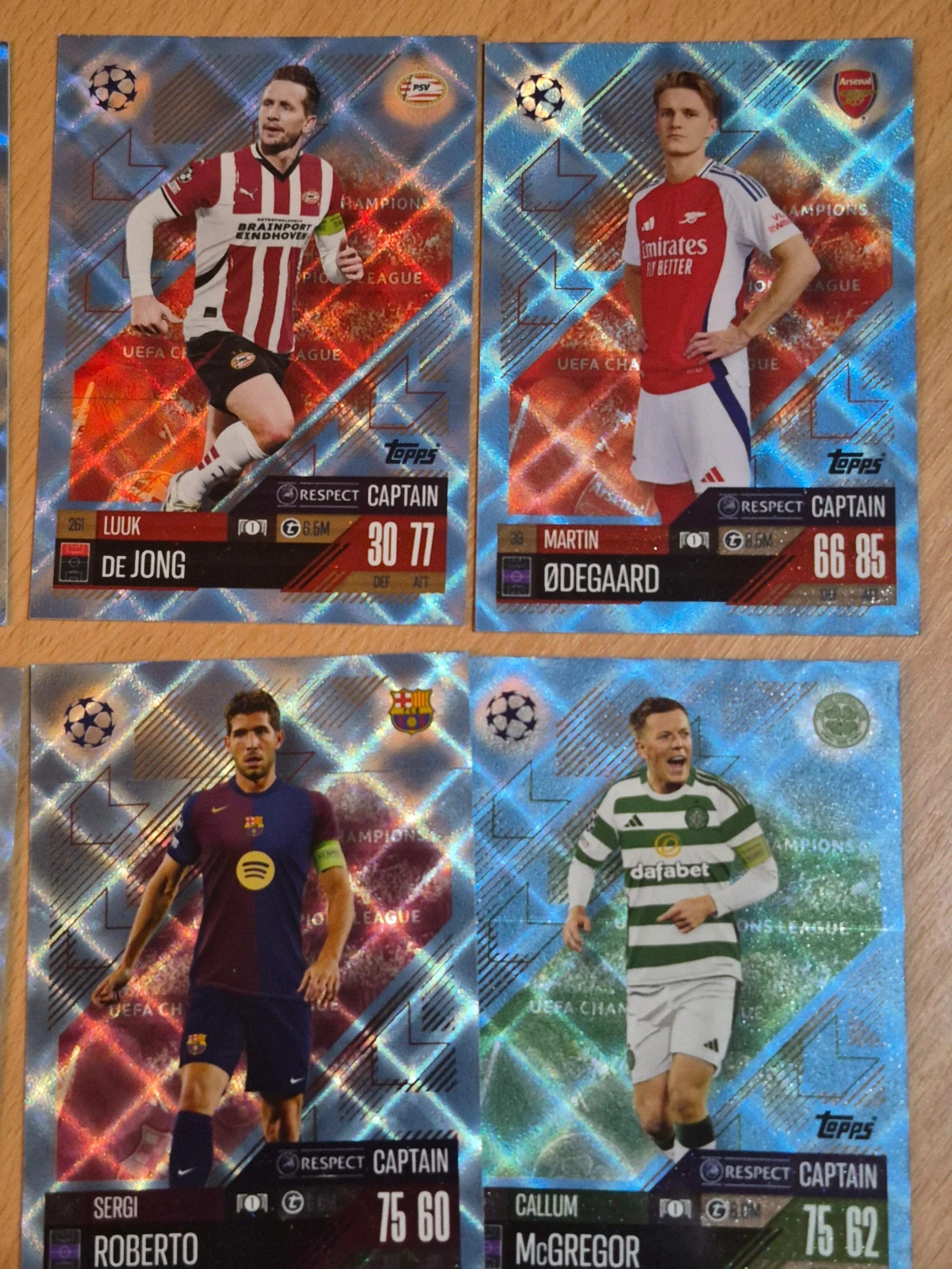 Lot de 20 cartes topps match attax respect captain – Topps 5