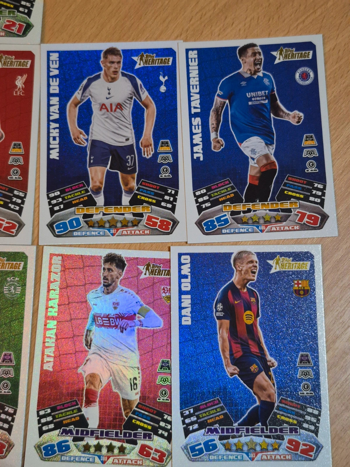 Lot de 21 cartes topps match attax heritage – Topps 5