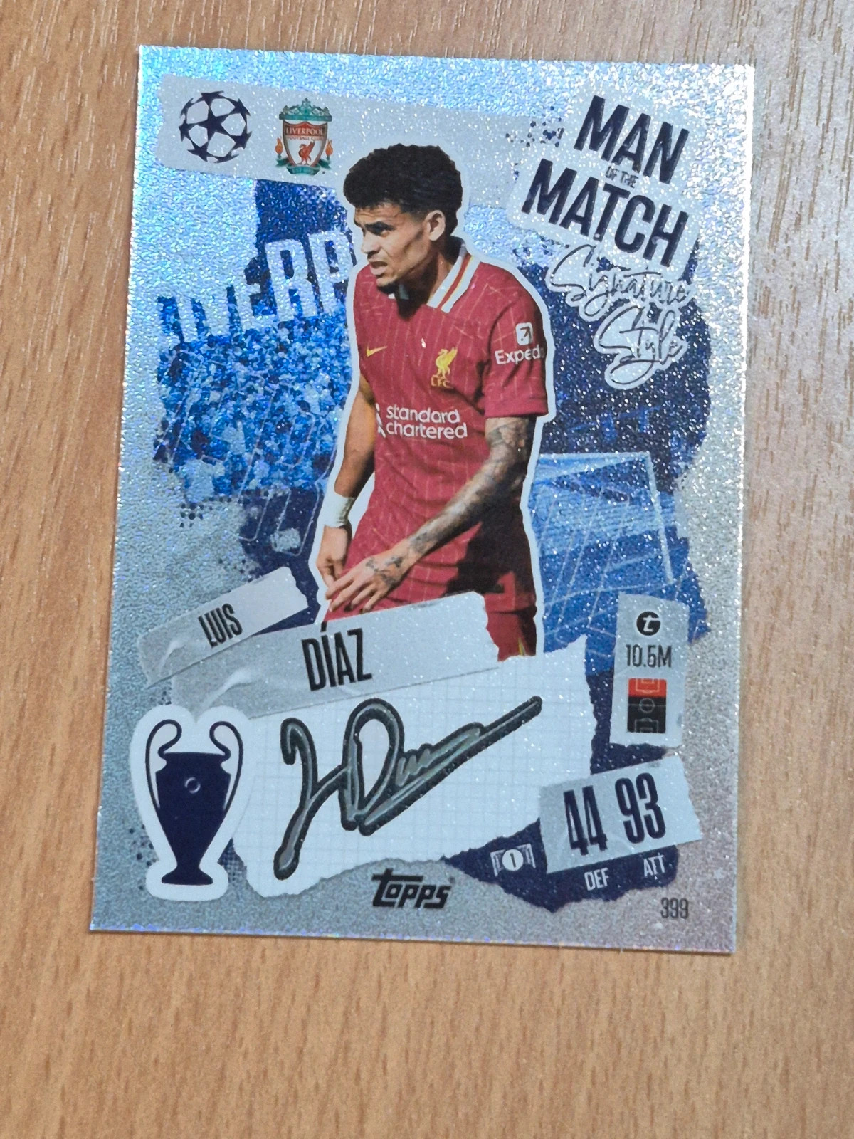 Lot de 19 cartes topps match attax man of match – Topps 5