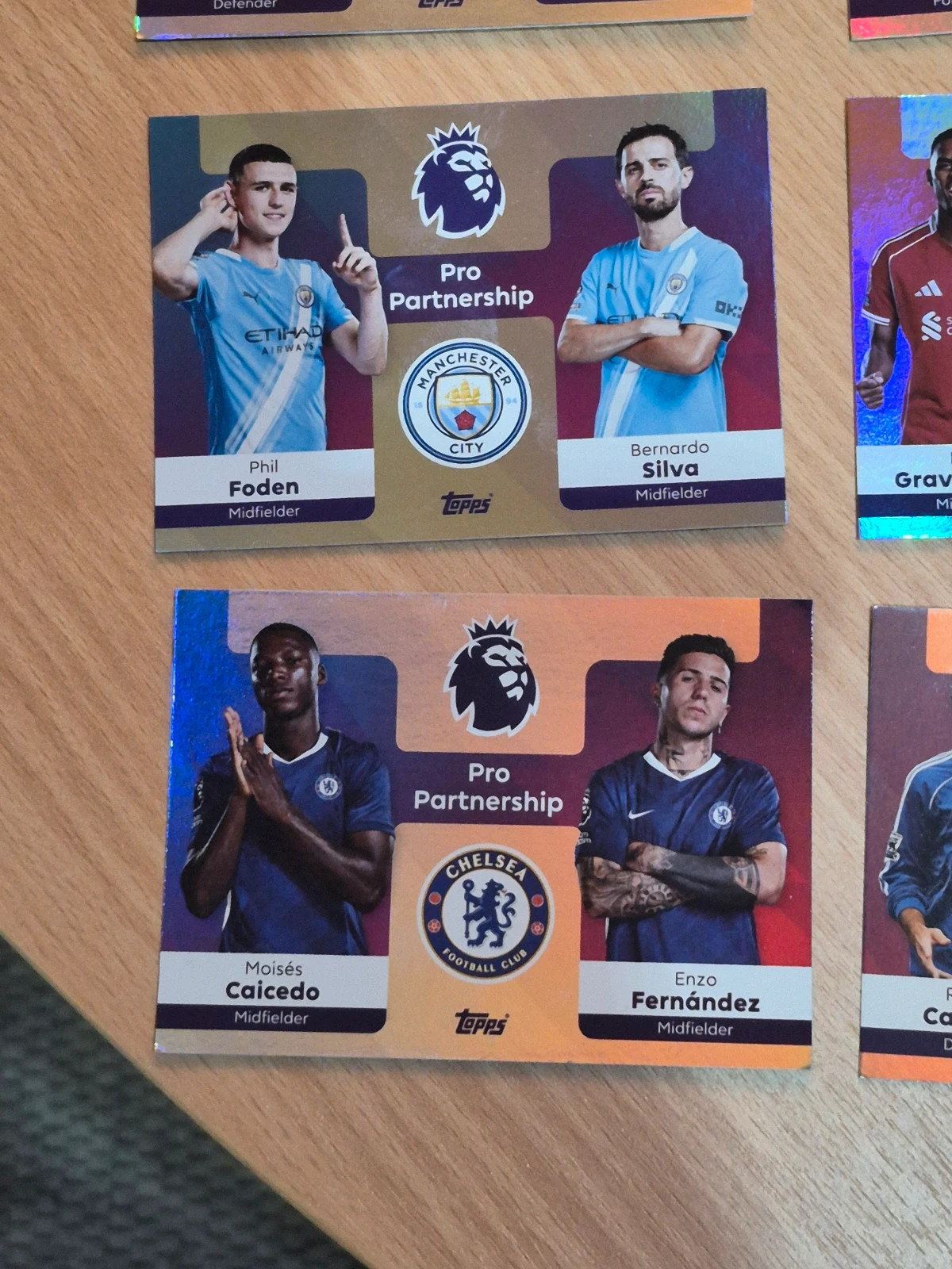 Lot de 20 cartes topps Pro Partnership – Topps 3