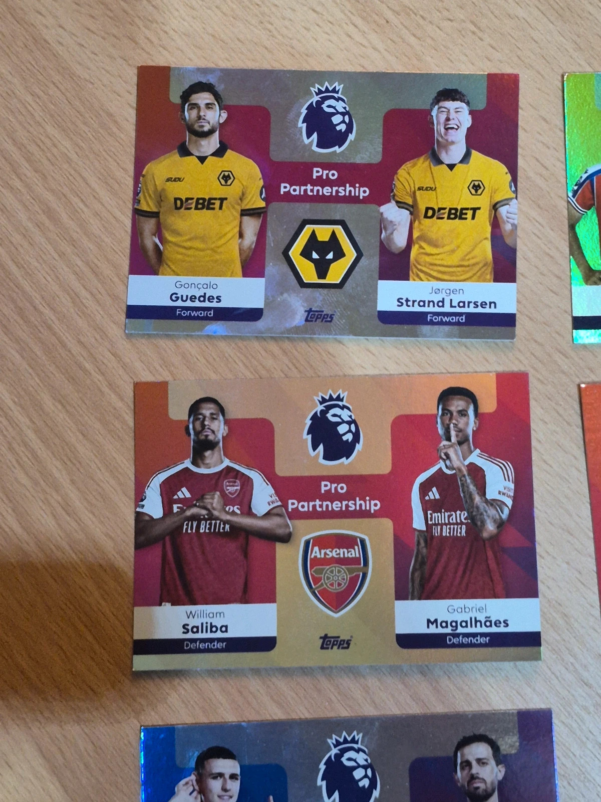 Lot de 20 cartes topps Pro Partnership – Topps 2