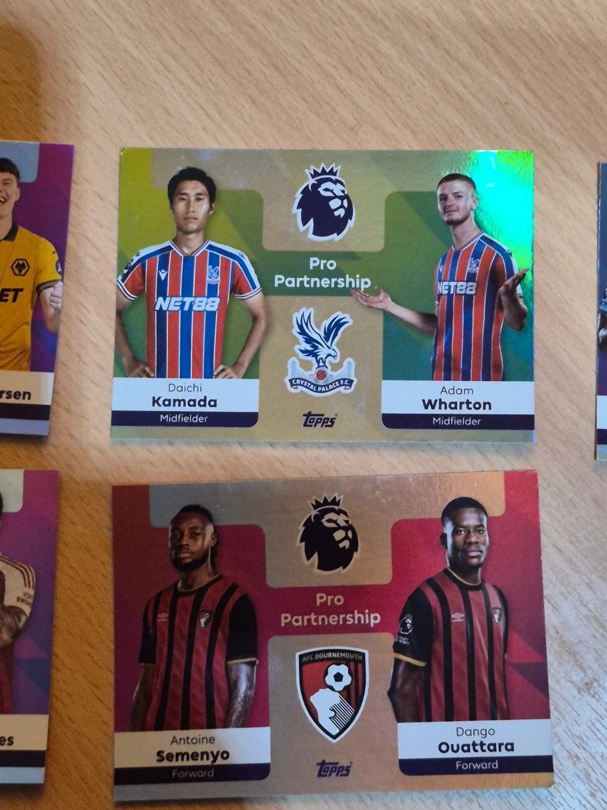 Lot de 20 cartes topps Pro Partnership – Topps 5