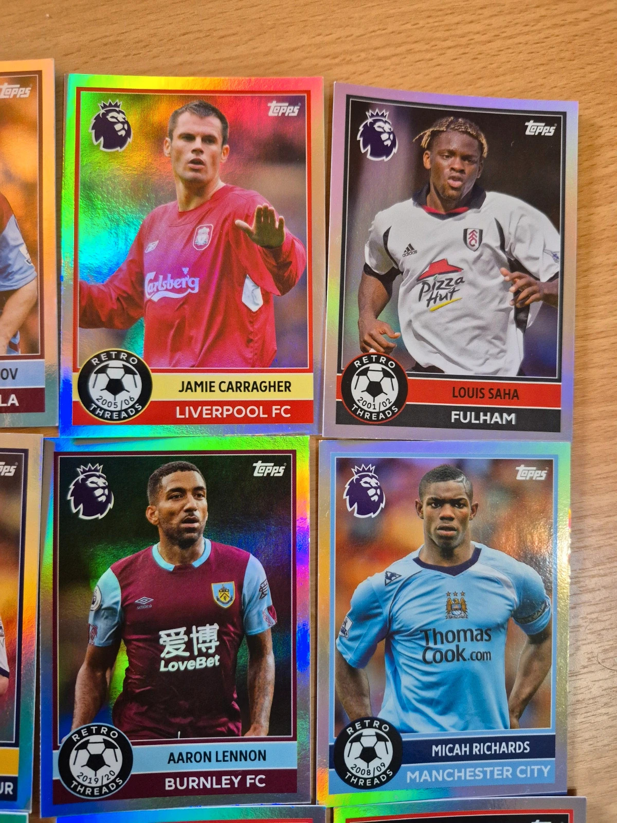 Lot de 20 cartes topps retro threads – Topps 3