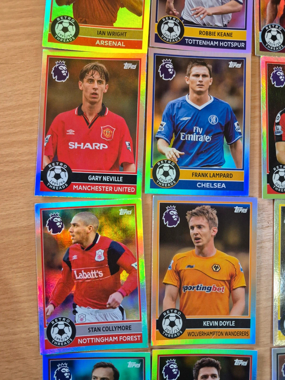 Lot de 20 cartes topps retro threads – Topps 4