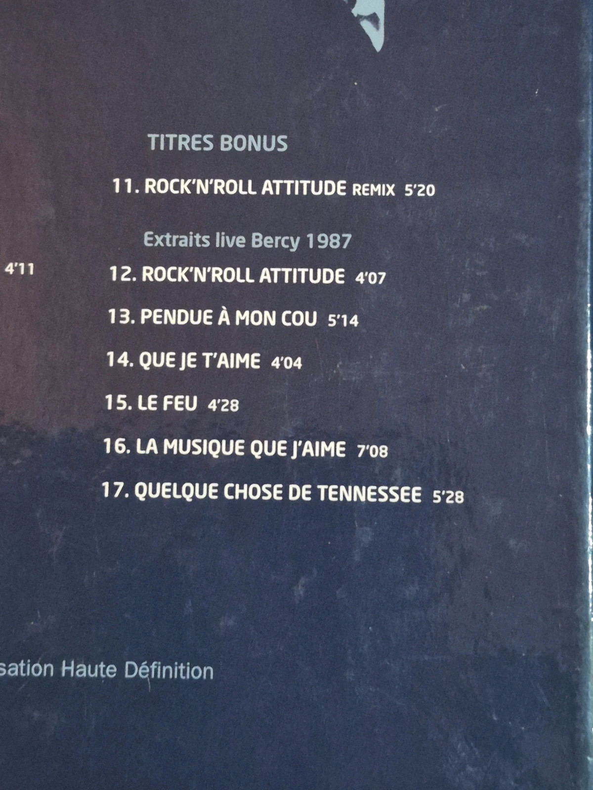 CD collector Johnny Hallyday rock'n'roll attitude +livret 5