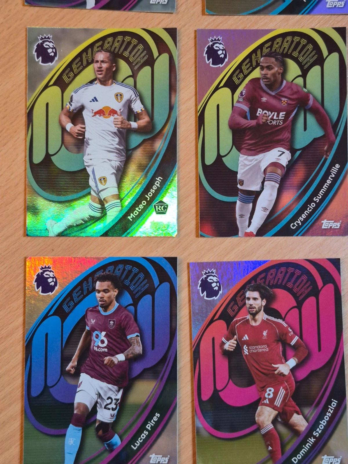 Lot de 20 cartes topps Génération now – Topps 5