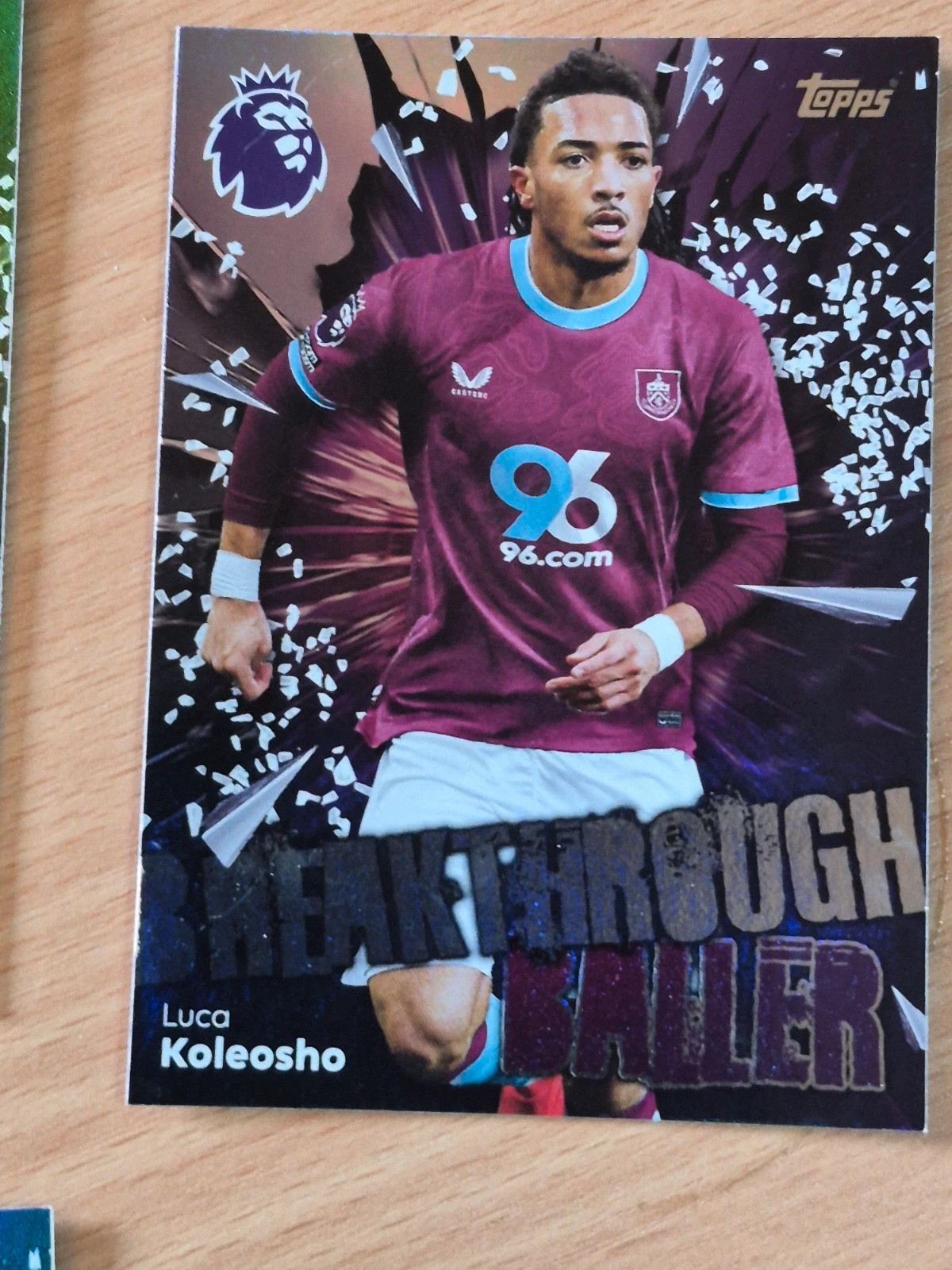 Lot de 10 cartes topps breakthrough baller – Topps 4