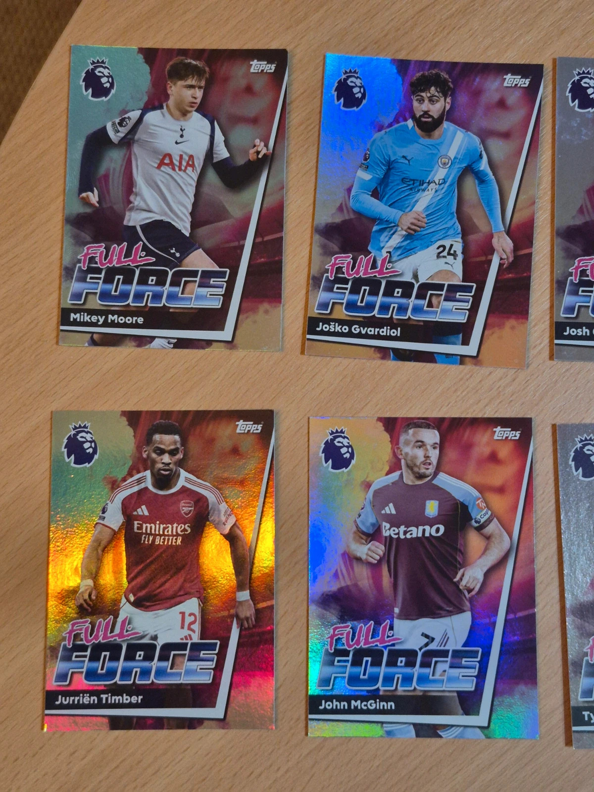 Lot de 20 cartes topps Full Force – Topps 2