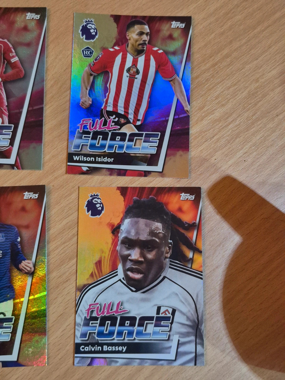 Lot de 20 cartes topps Full Force – Topps 4