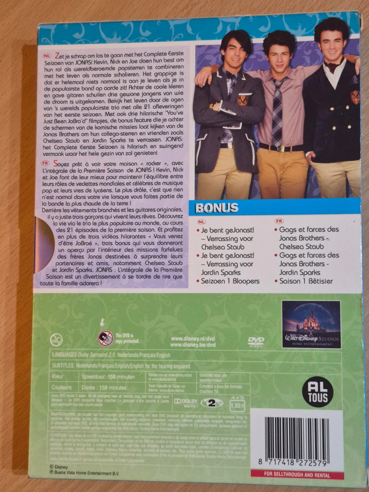 Coffret Dvd Jonas saison 1 2