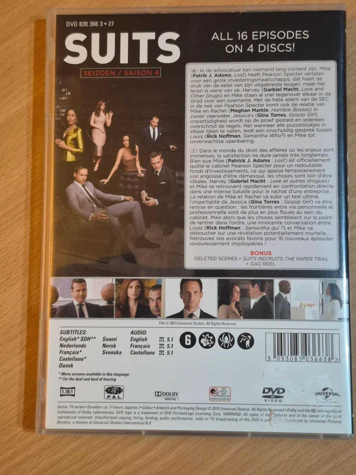 Coffret Dvd Suits saison 4 2