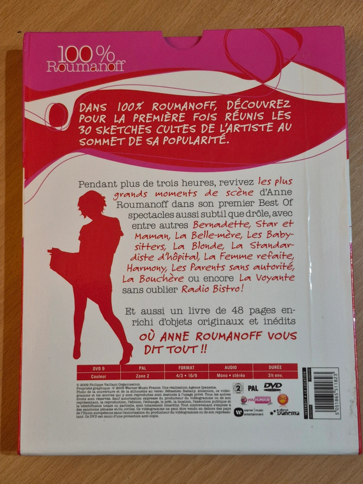 Coffret Dvd +livre 100% Roumanoff 2