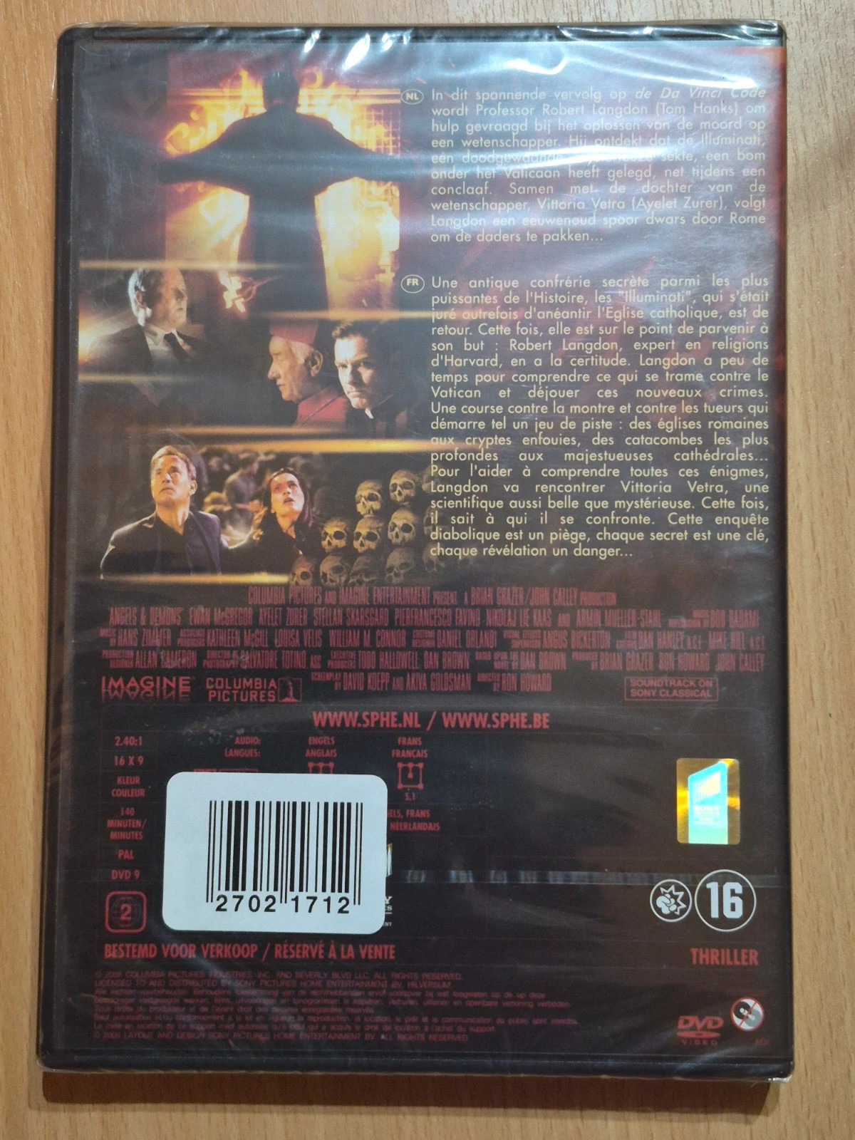 Dvd Anges et Démons sous blister 2