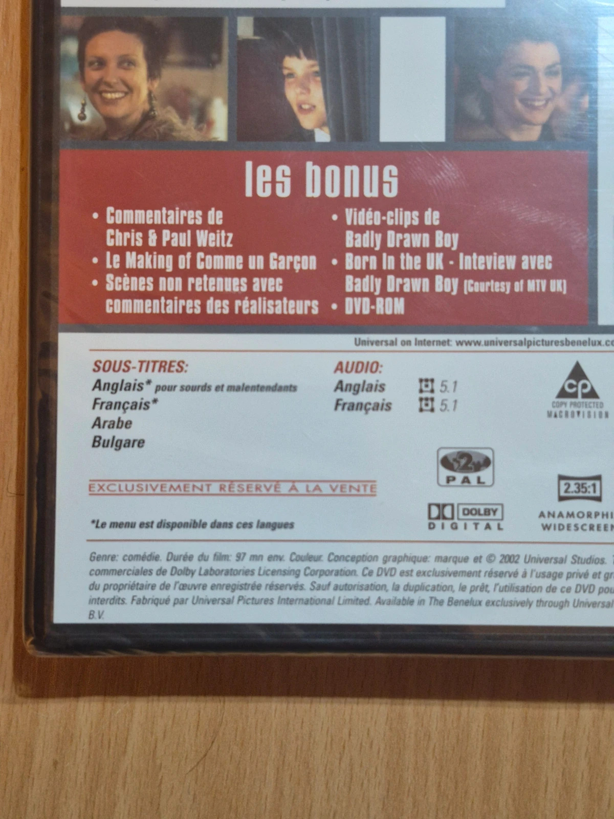 Dvd Comme un garçon sous blister 3