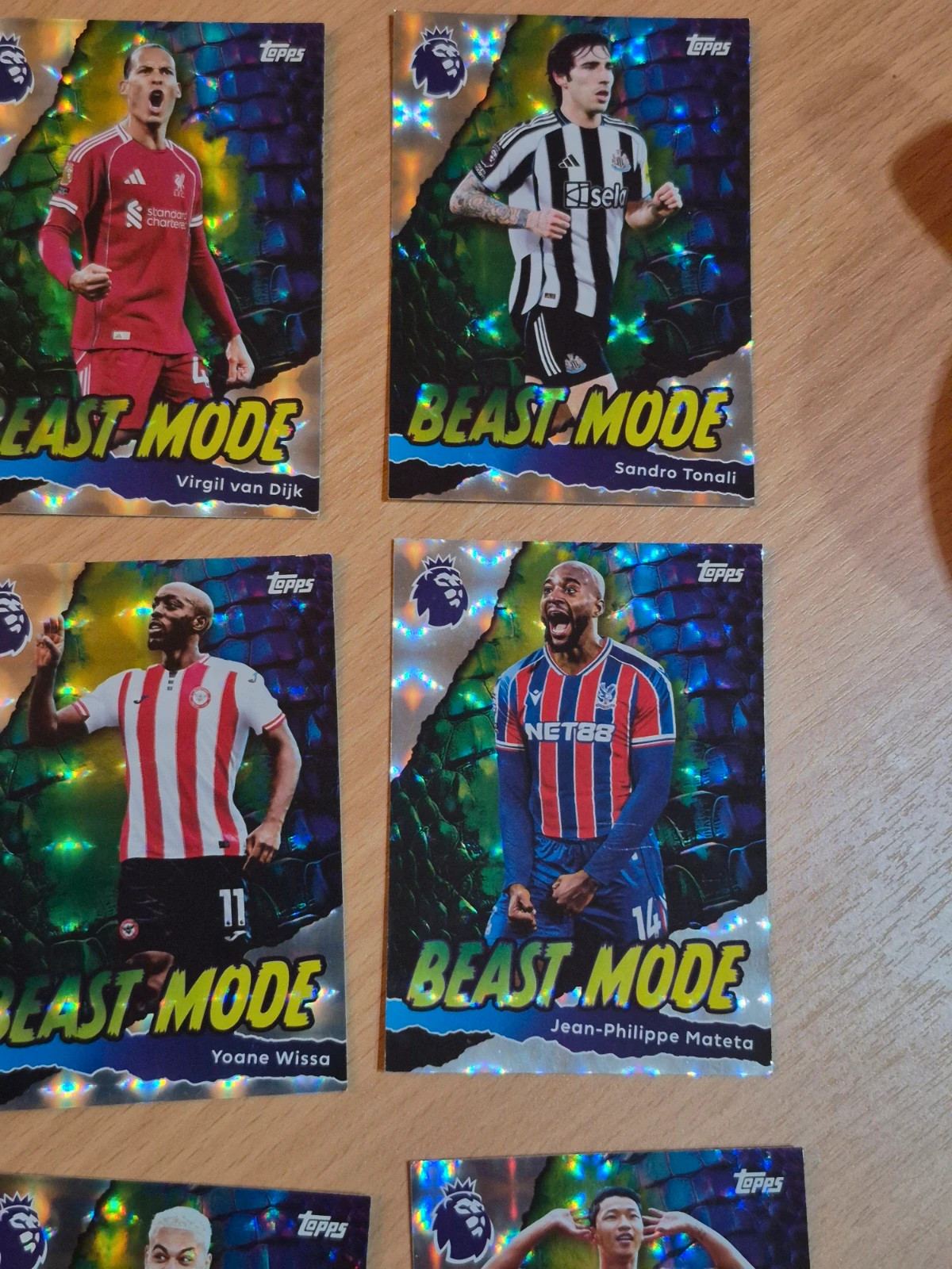 Lot de 20 cartes topps Beast Mode – Topps 4