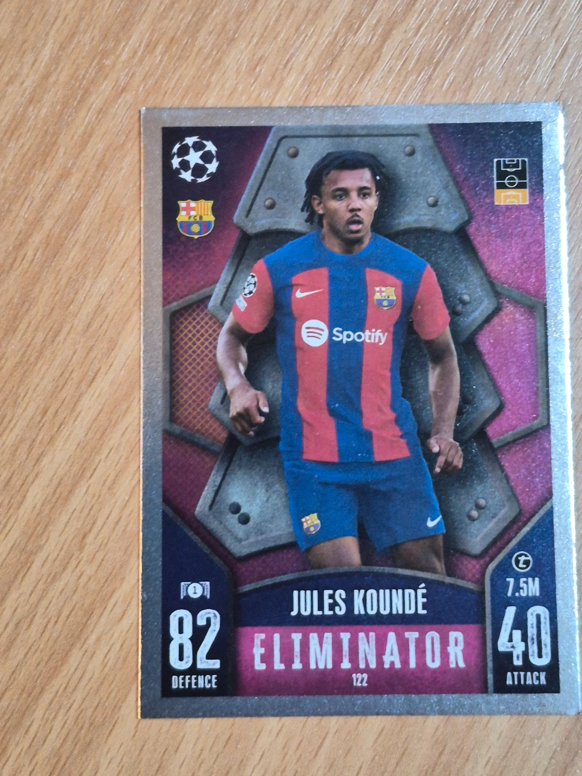 Lot de 7 cartes topps Eliminator – Topps 2