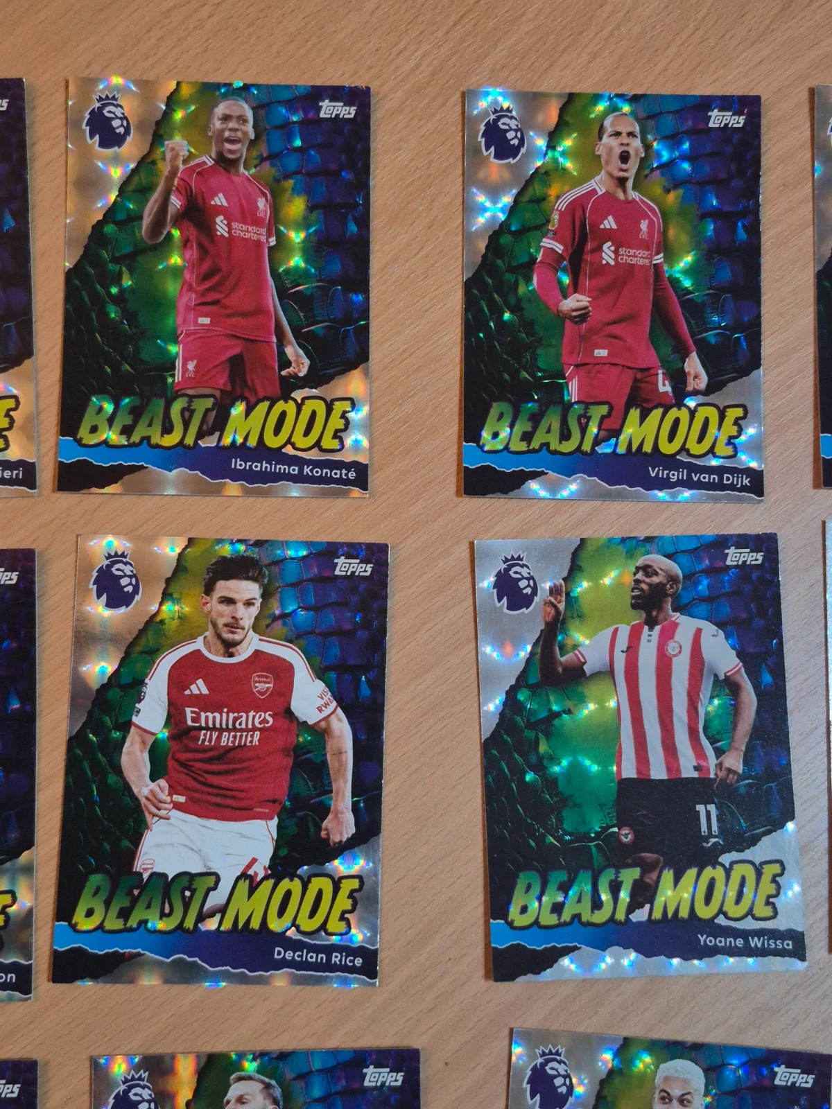Lot de 20 cartes topps Beast Mode – Topps 3