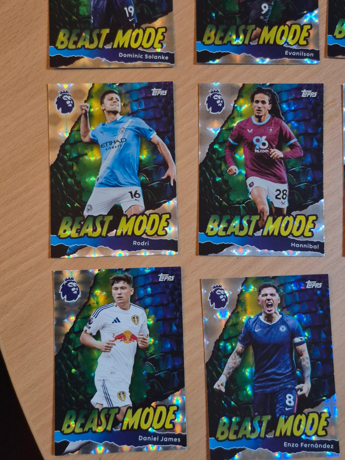 Lot de 20 cartes topps Beast Mode – Topps 5