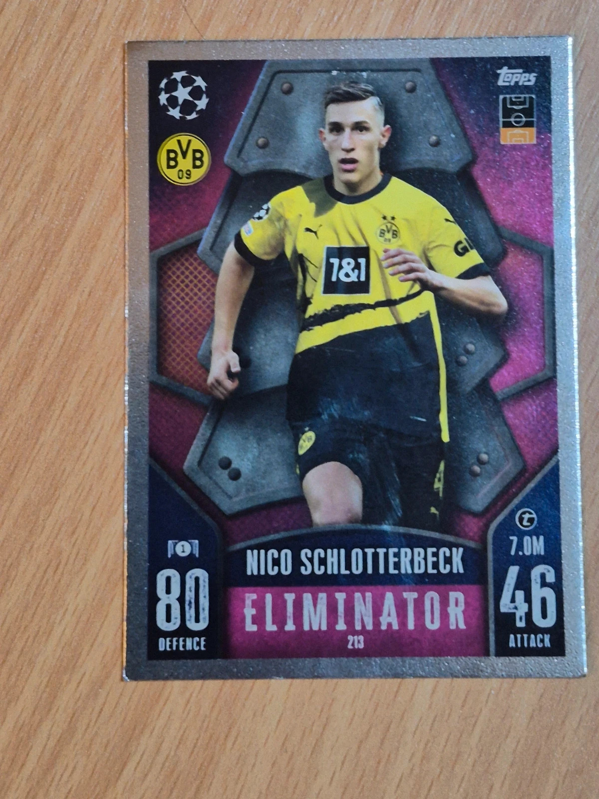 Lot de 7 cartes topps Eliminator – Topps 3
