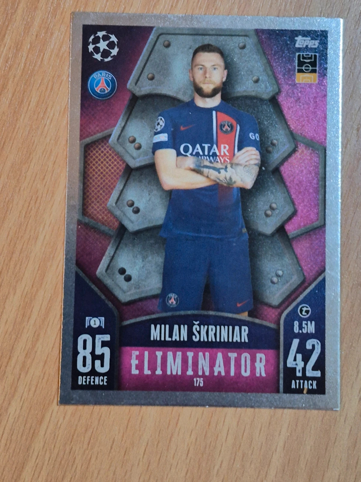 Lot de 7 cartes topps Eliminator – Topps 4