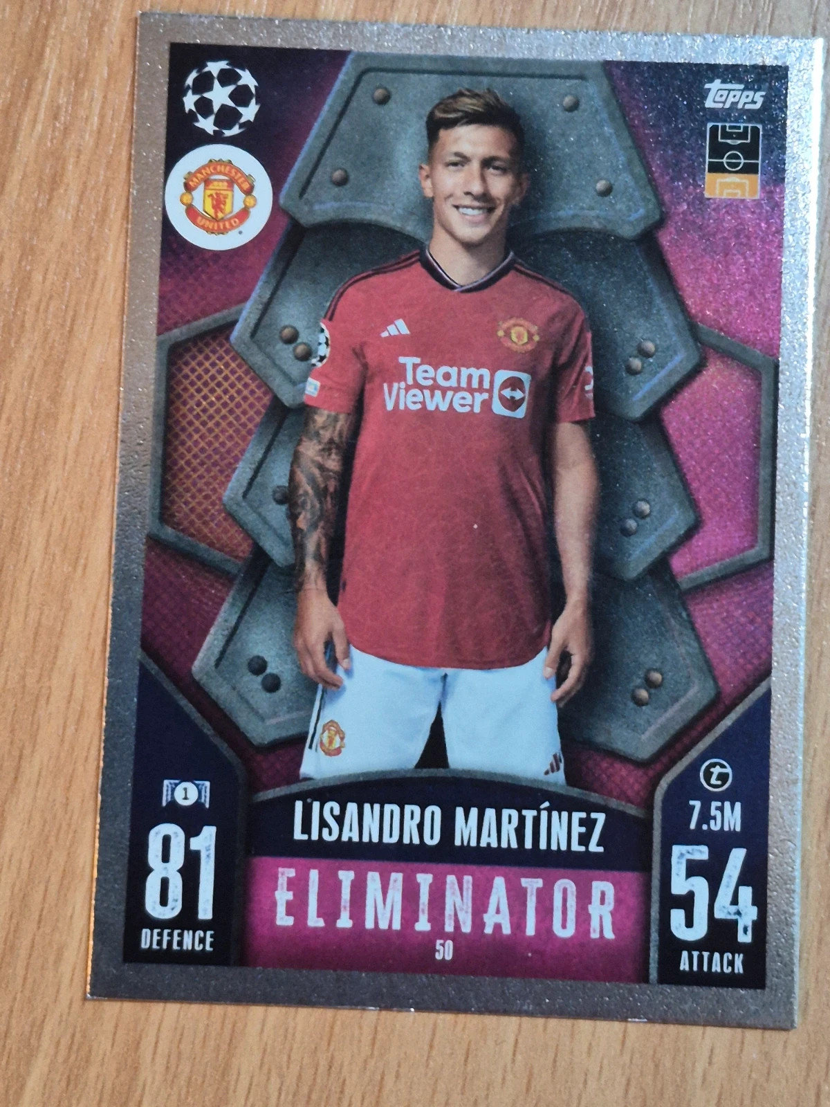 Lot de 7 cartes topps Eliminator – Topps 5