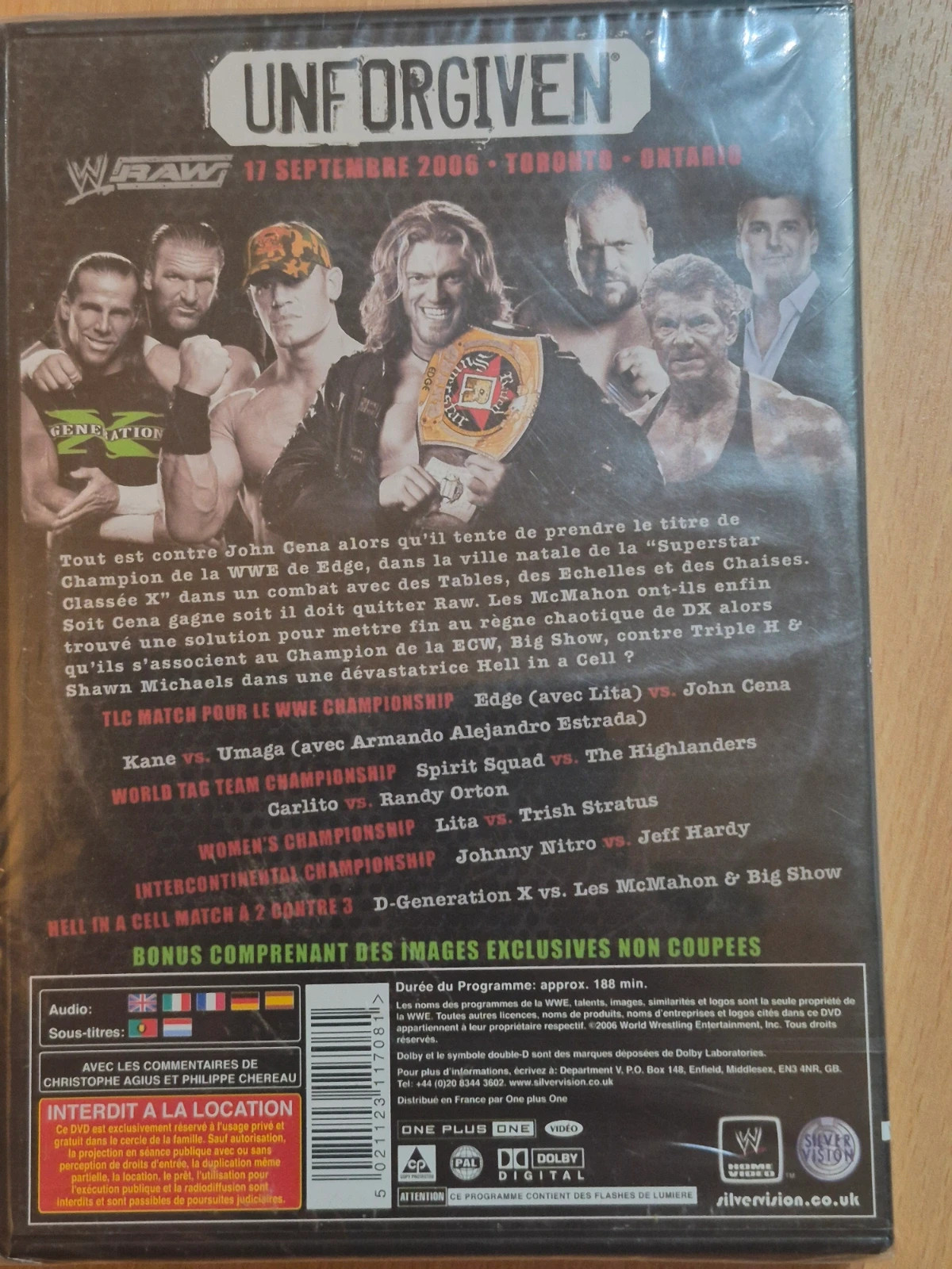 Dvd Unforgiven 2006 sous blister 2