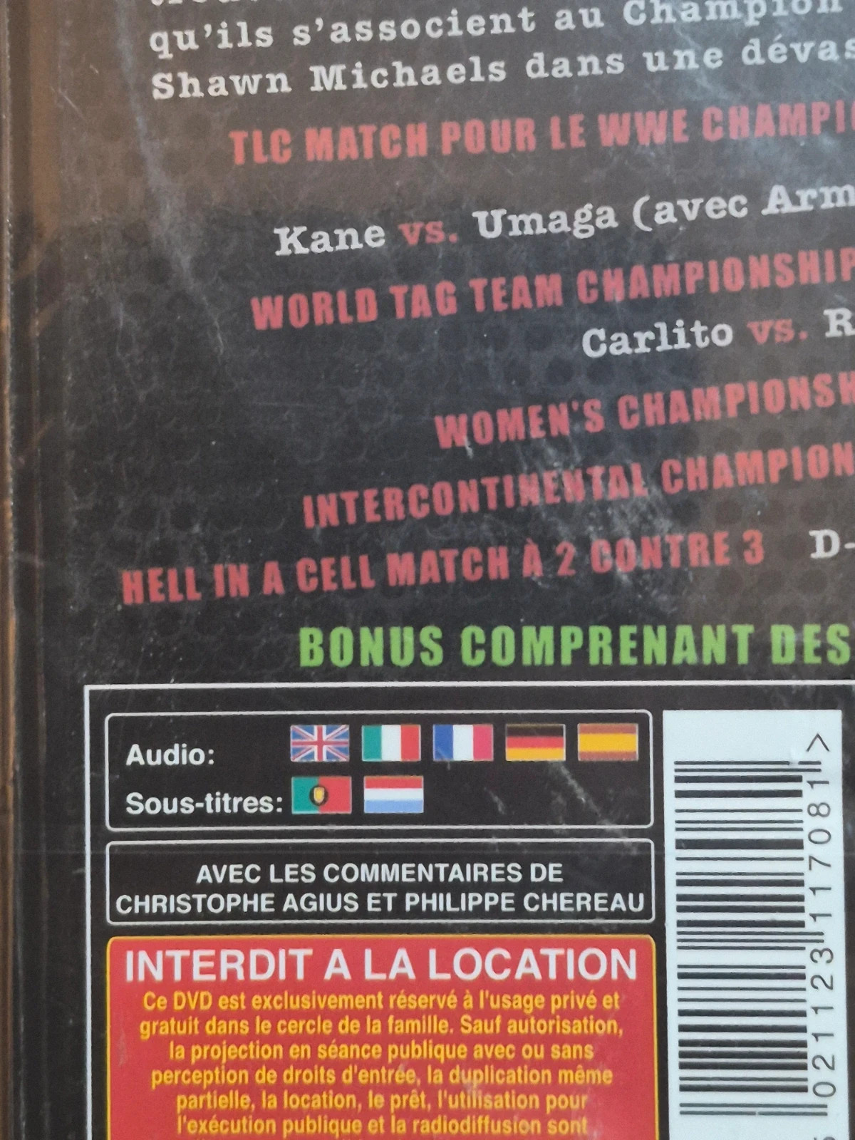 Dvd Unforgiven 2006 sous blister 3