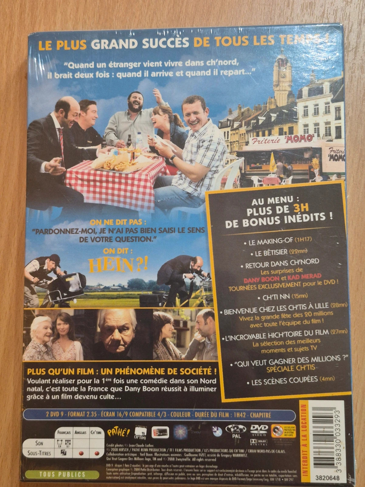 Dvd Bienvenue chez les ch’tis édition prestige sous blister 3