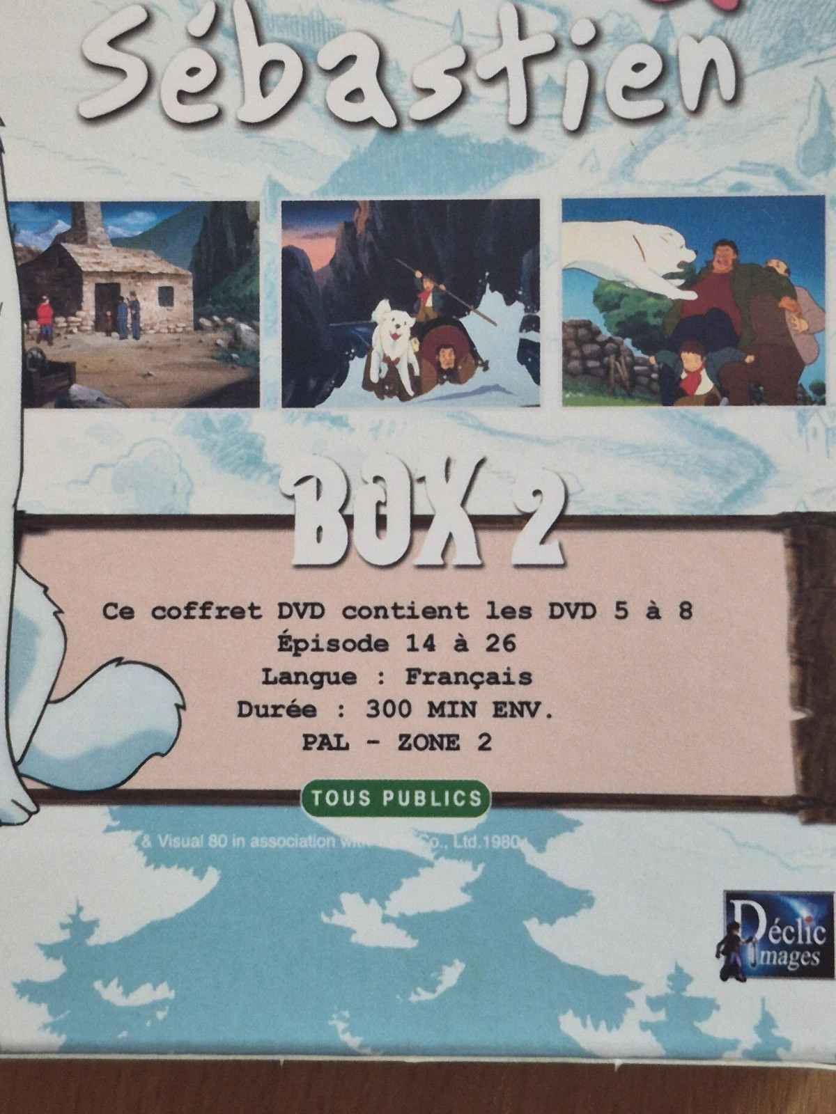 Coffret Dvd Belle&Sébastien vol 2 3
