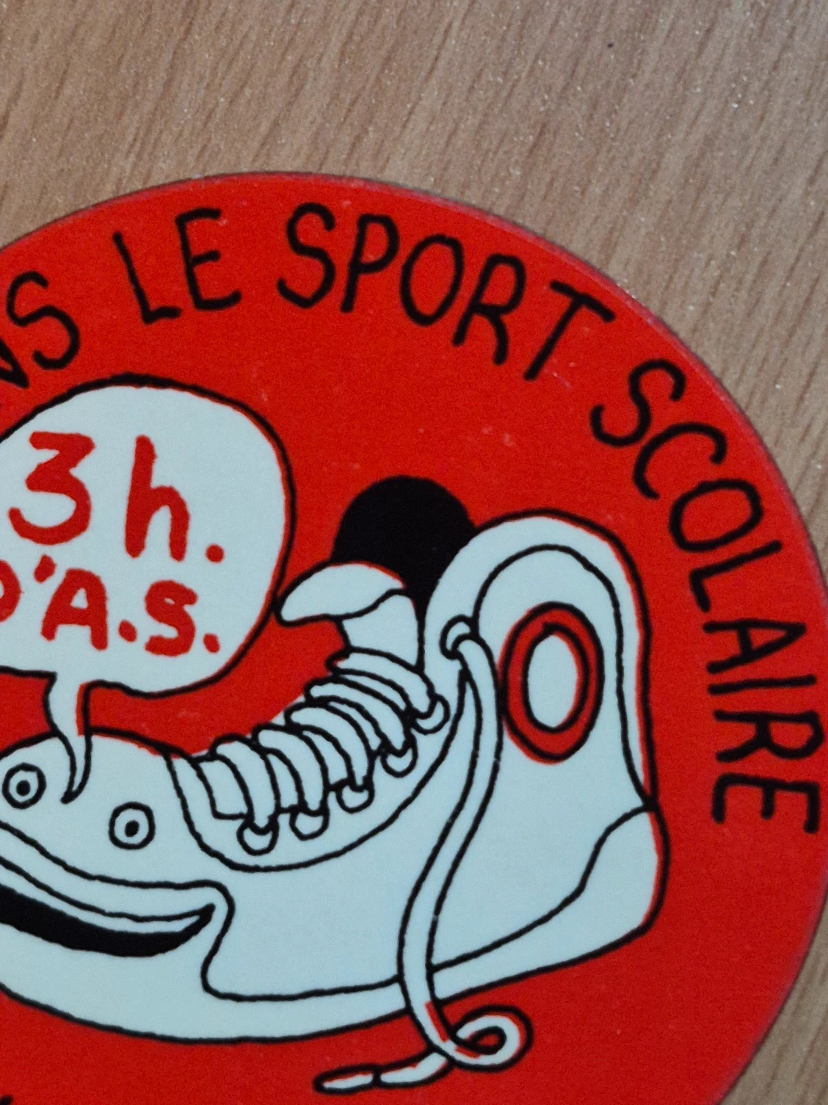 Autocollant vintage années 80 3