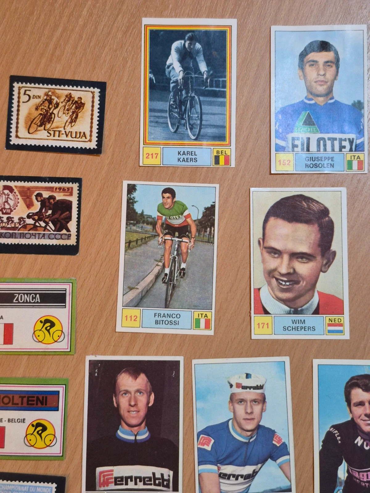 Lot de 23 autocollants sprint 71 – Panini 2