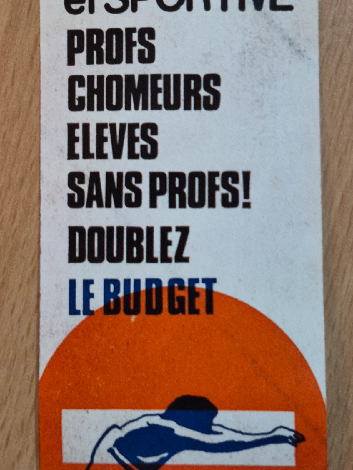 Autocollant vintage années 70/80 3