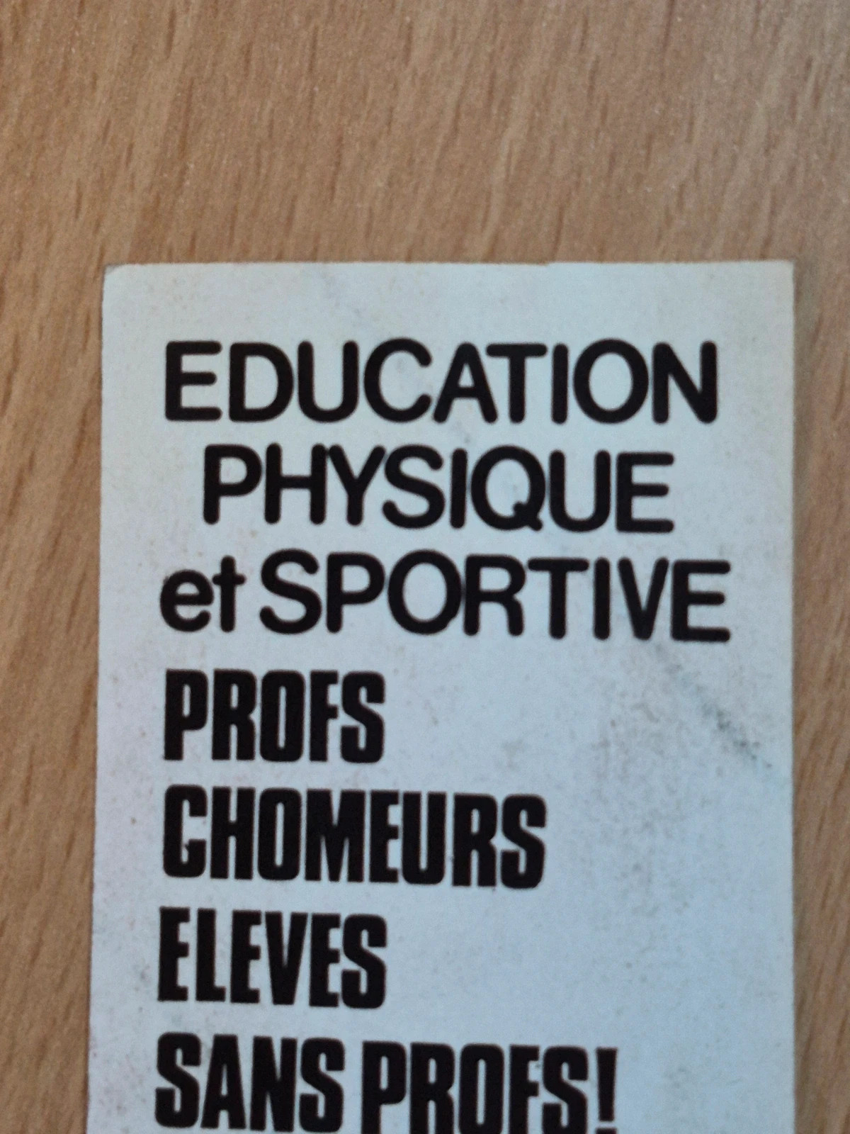 Autocollant vintage années 70/80 2