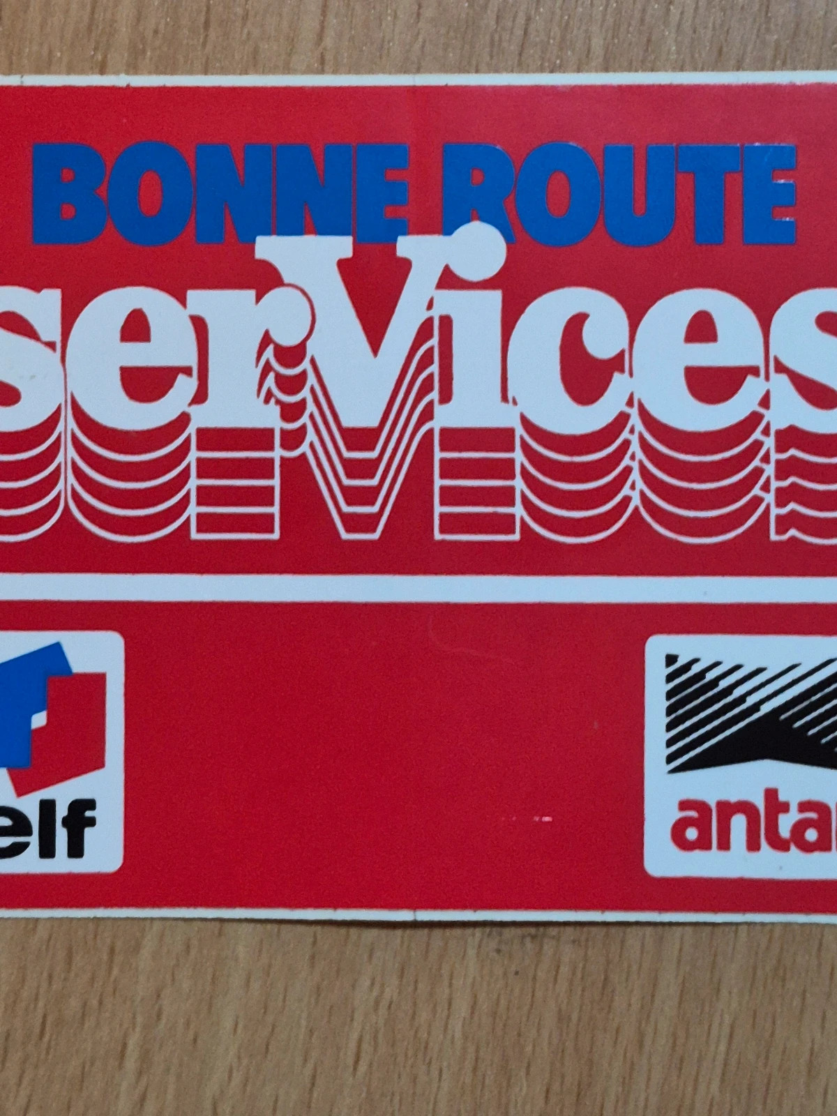 Autocollant vintage années 80 elf – e.l.f. 3