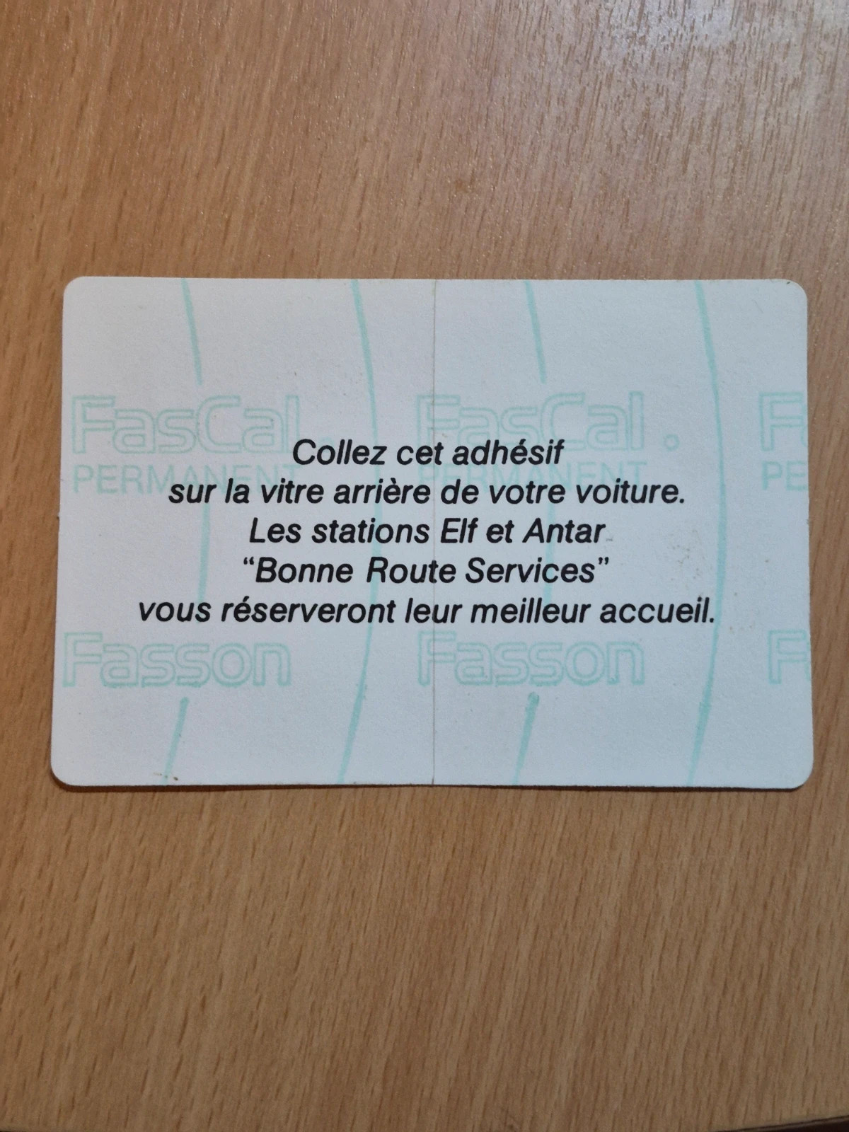 Autocollant vintage années 80 elf – e.l.f. 5