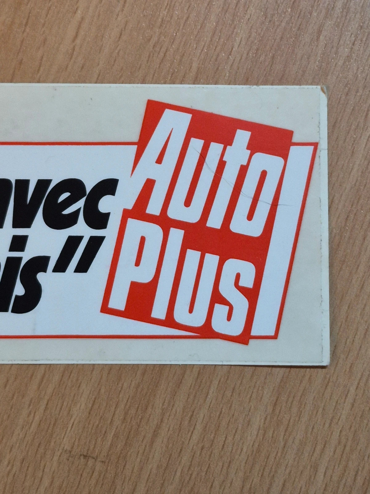 Autocollant vintage du magazine auto plus années 80/90 – Auto Plus 4