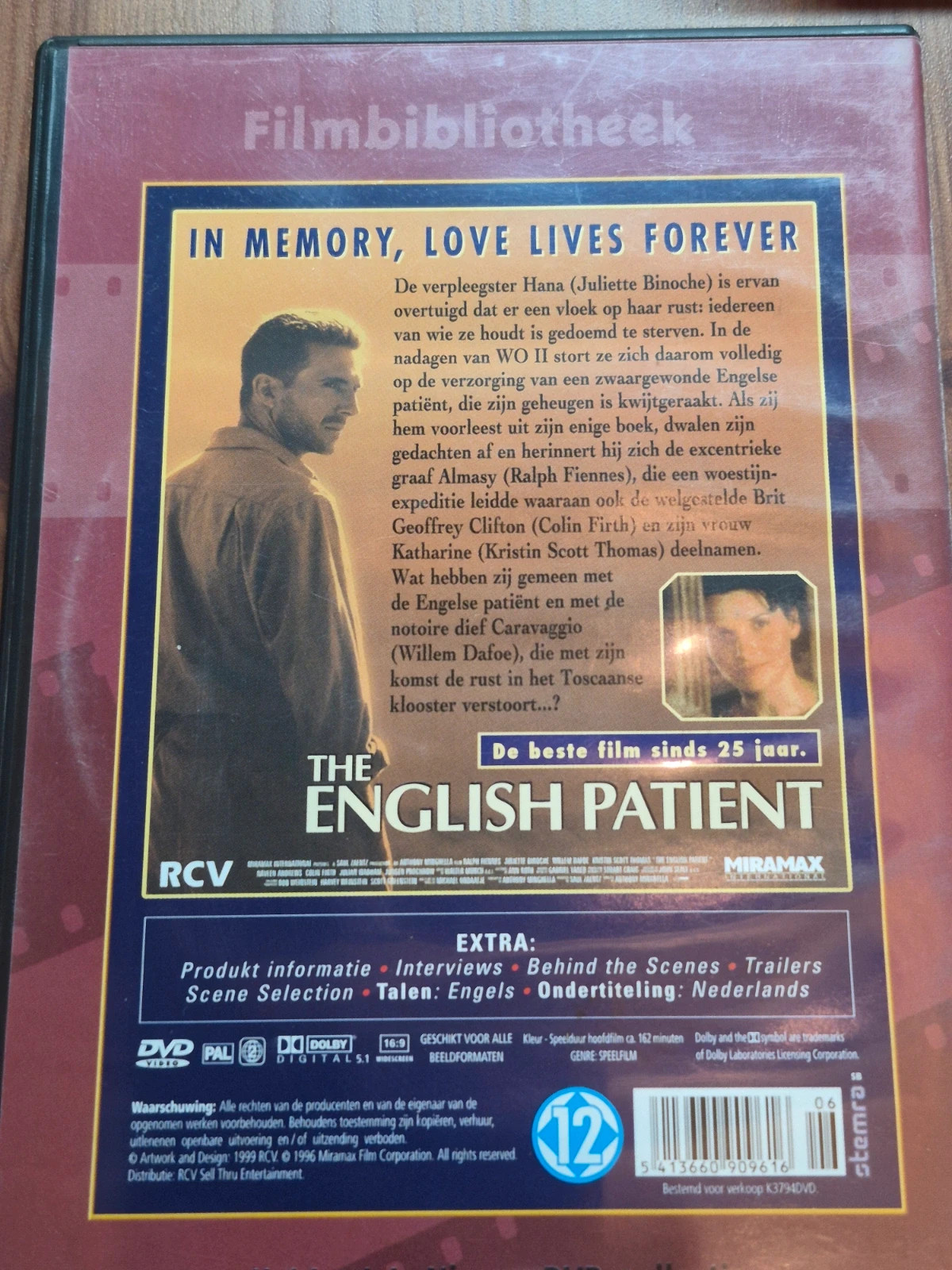 Dvd The English Patient 2