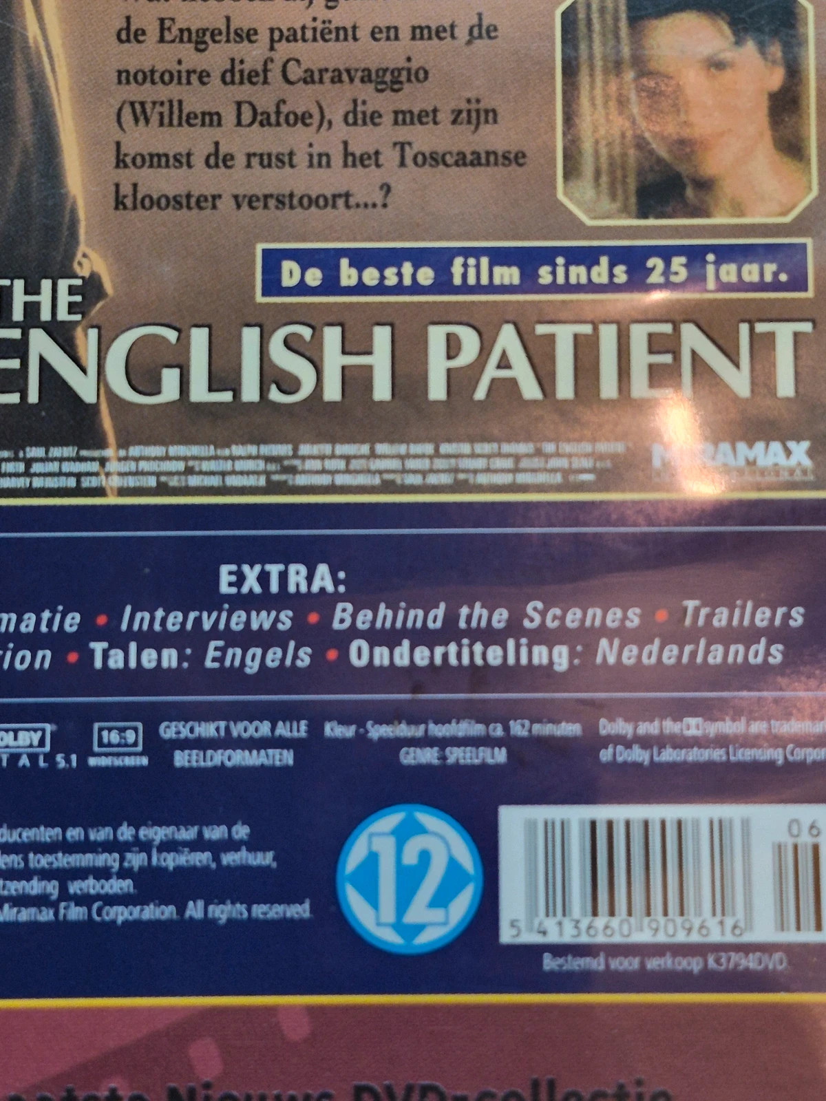 Dvd The English Patient 3