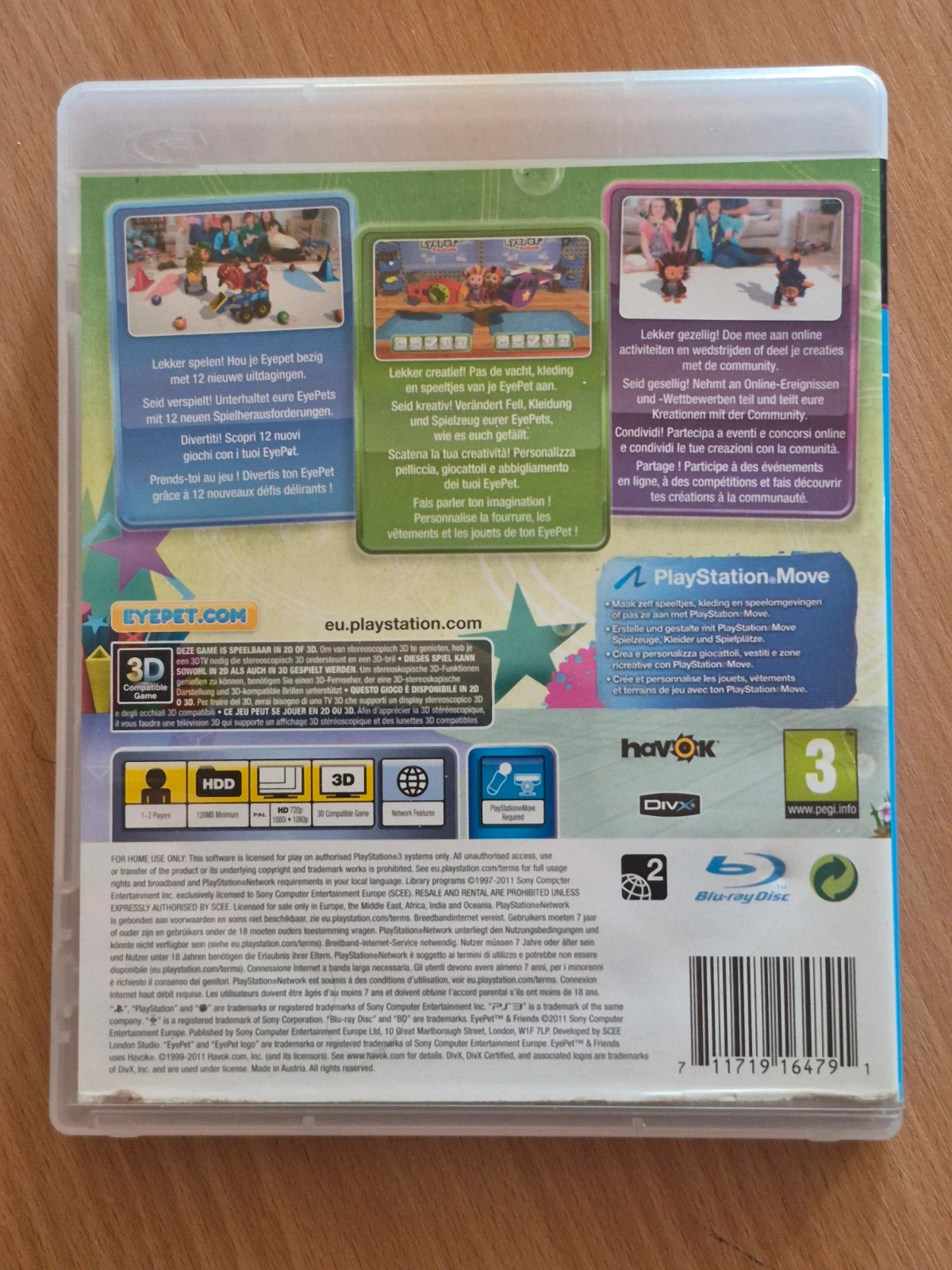 Jeu eyepet & friends pour PS3 complet 2