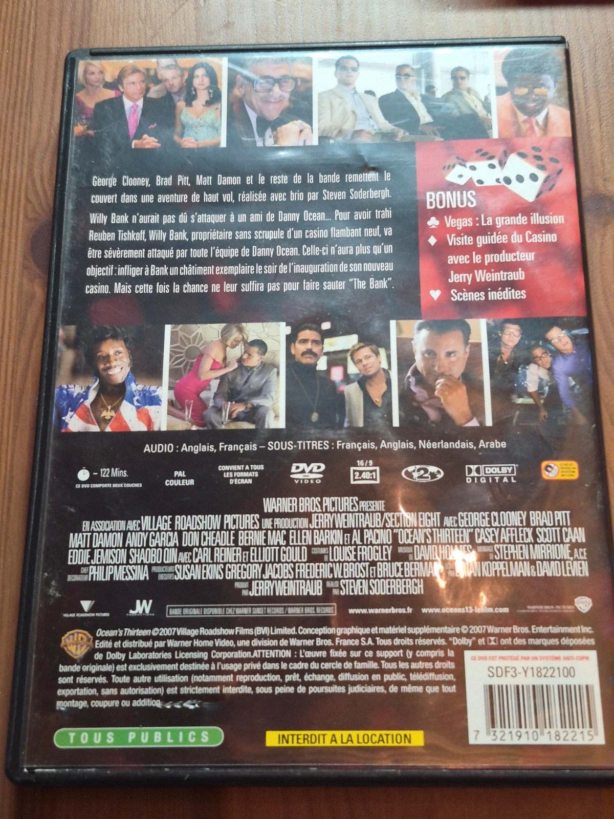 Dvd Ocean’s 13 2