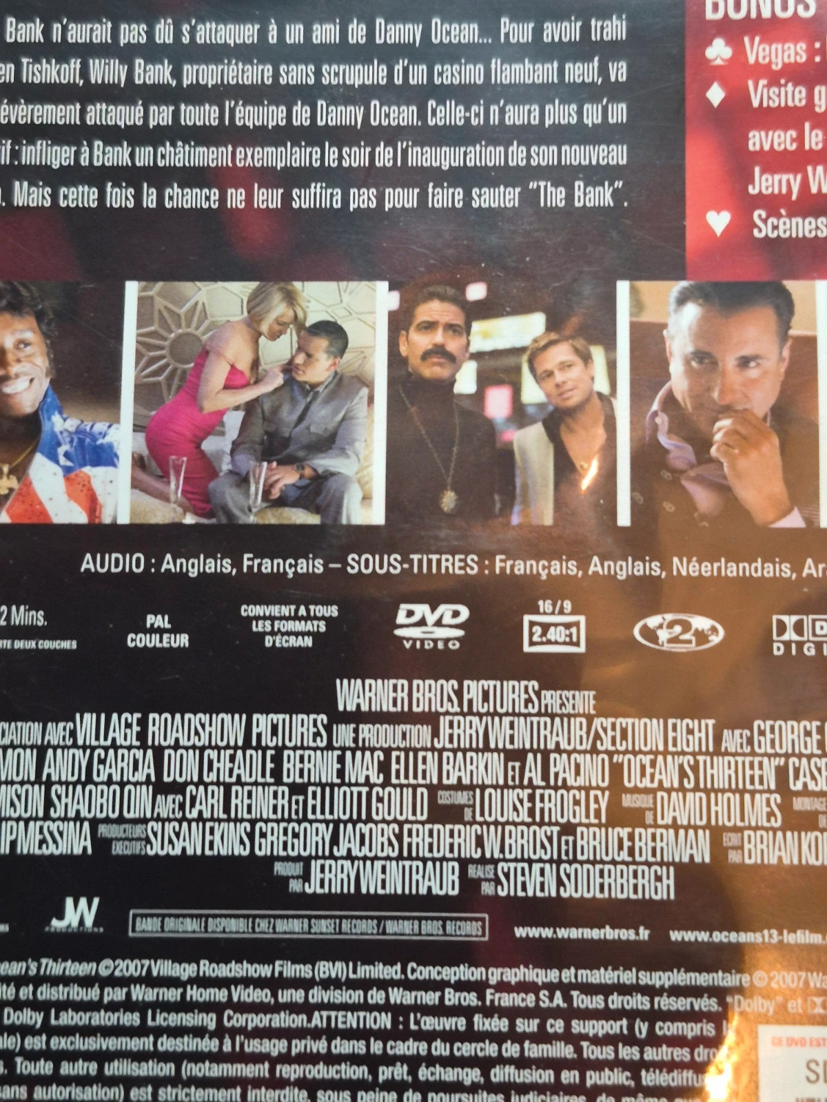 Dvd Ocean’s 13 3