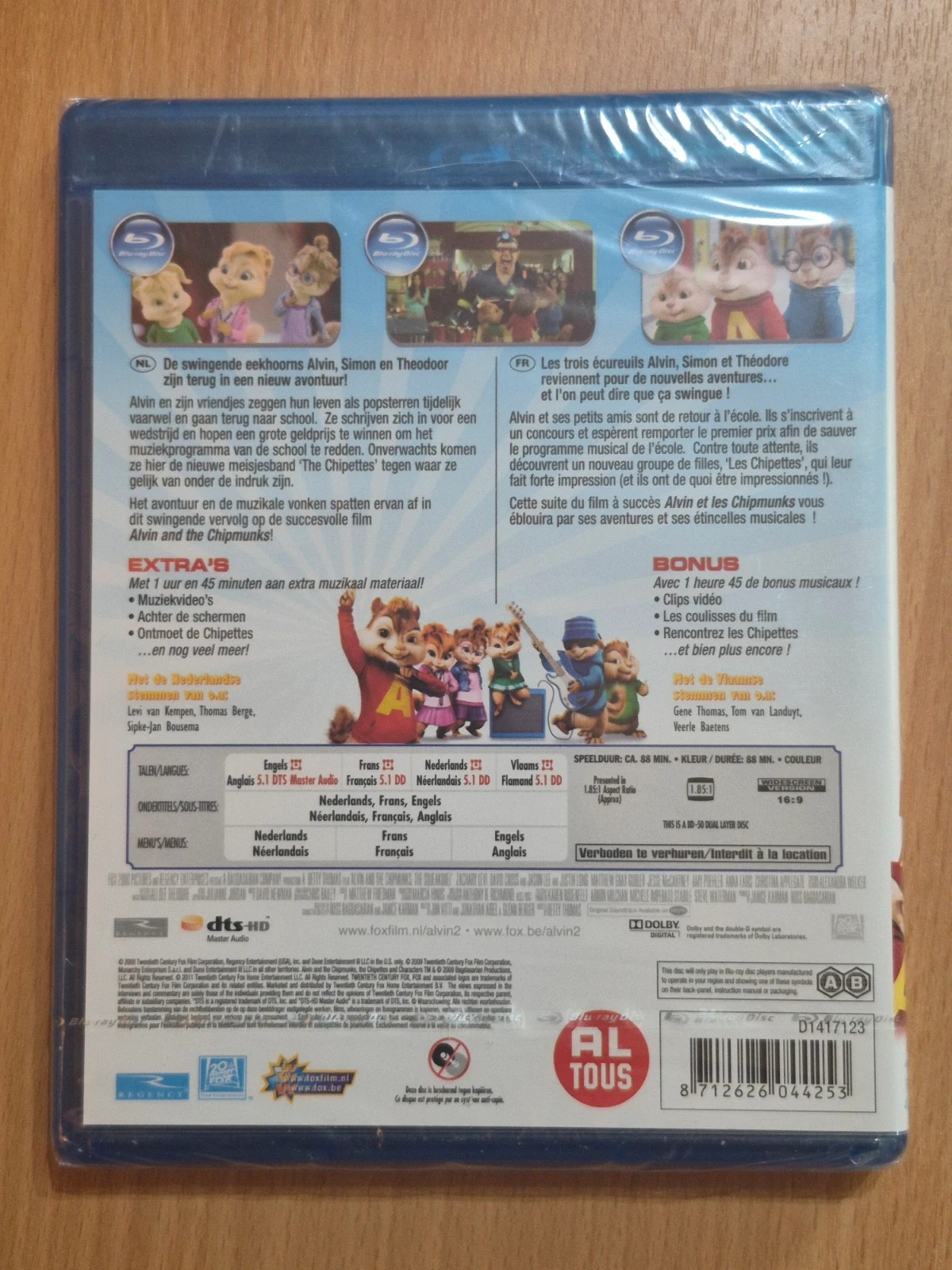 Blu-ray Alvin et les Chipmunks 2 sous blister 3