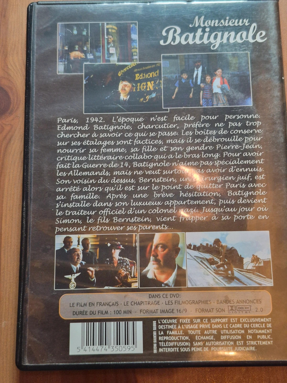 Dvd Monsieur Batignole 2