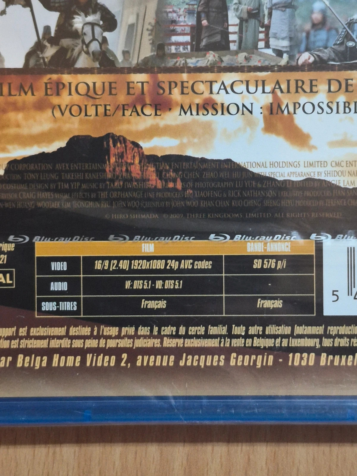 Blu-ray Les 3 Royaumes sous blister 3