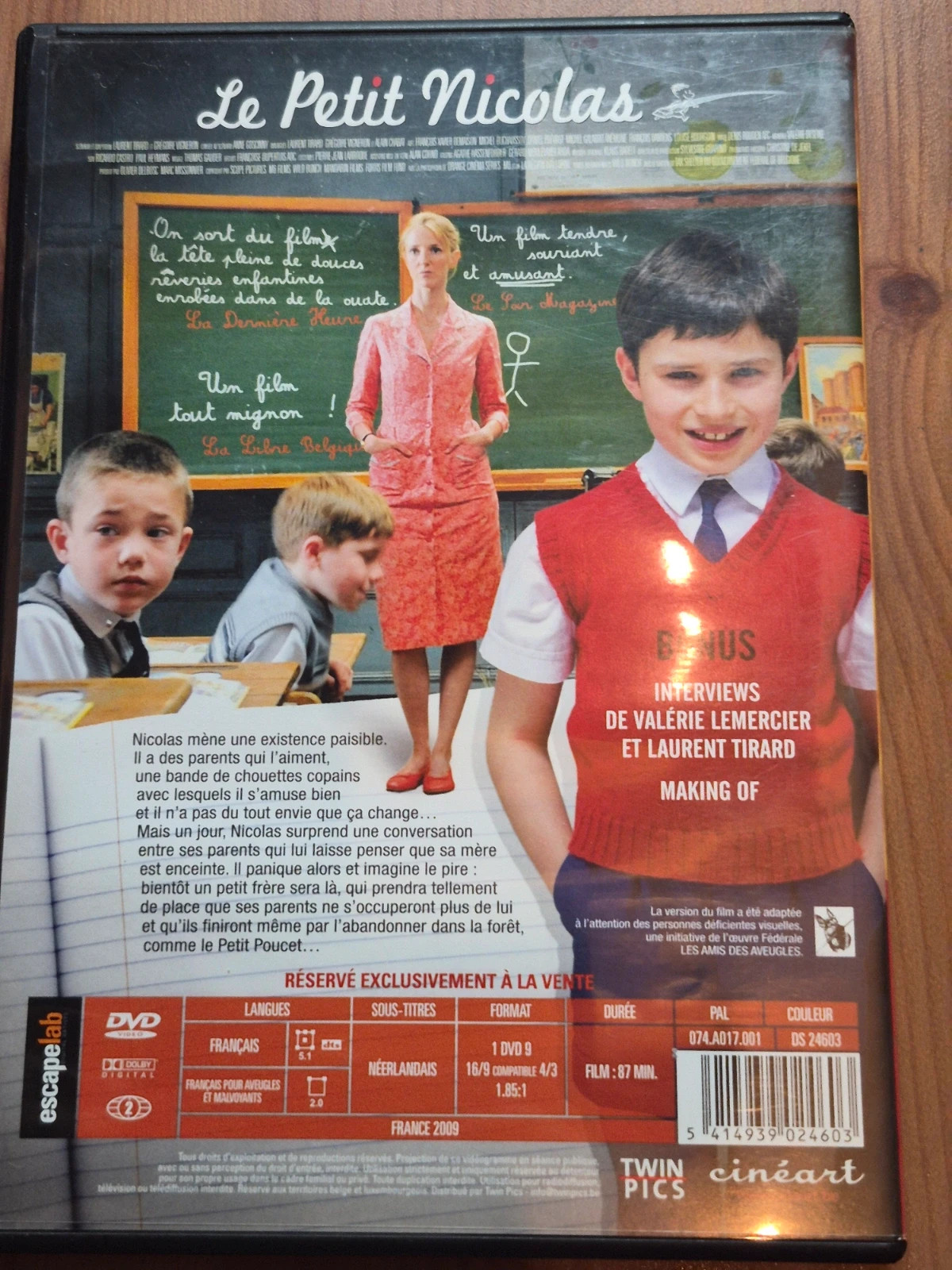 Dvd le petit Nicolas 2