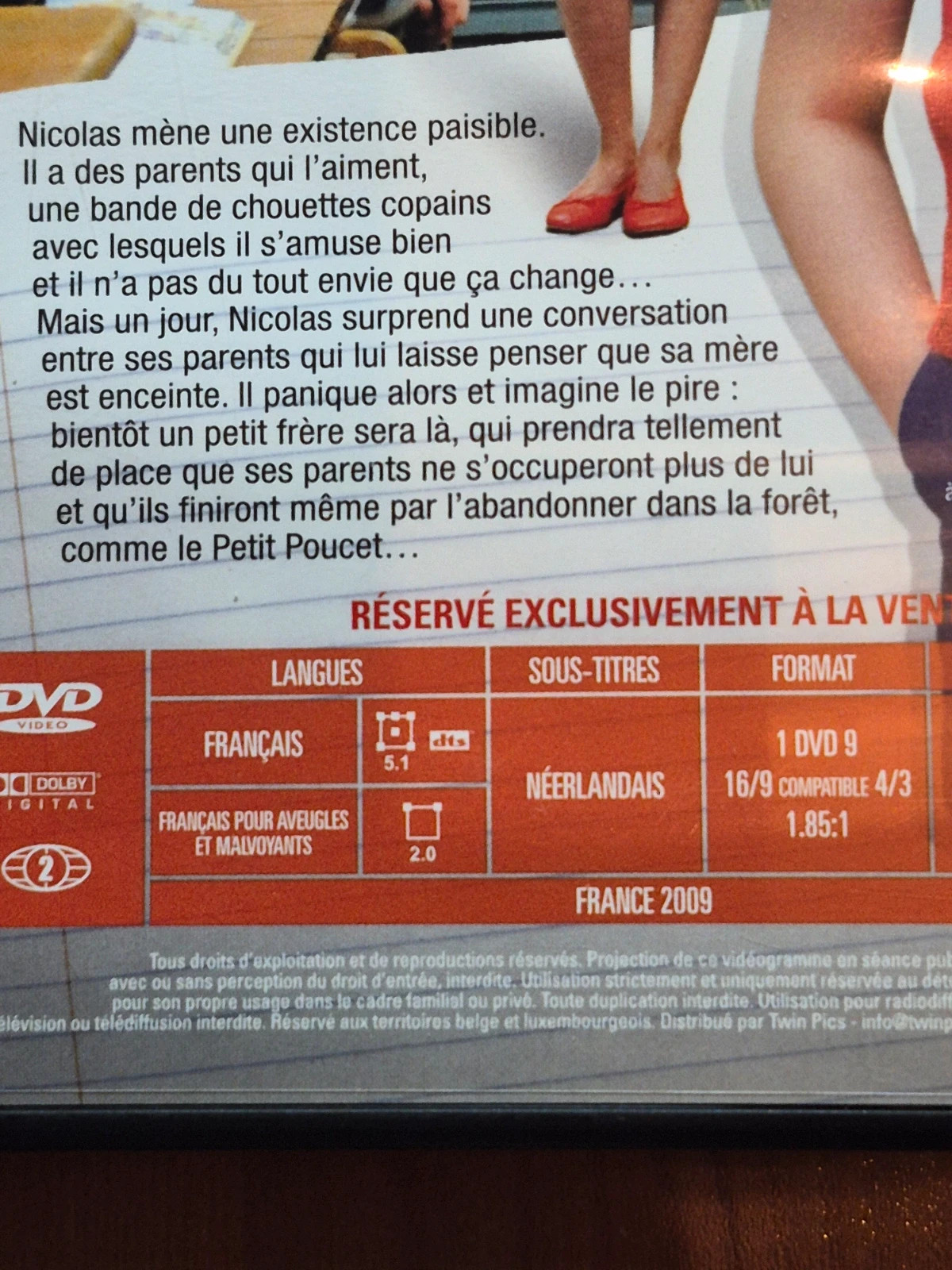 Dvd le petit Nicolas 3